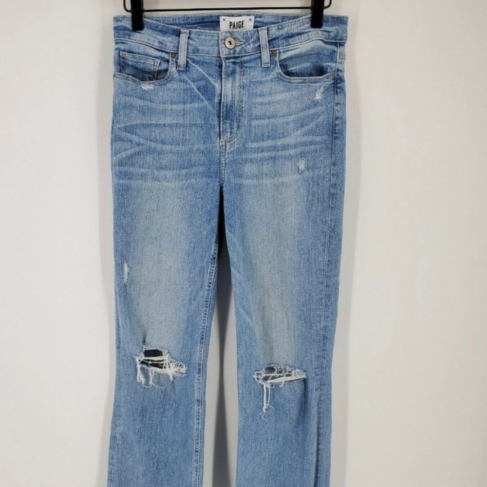 PAIGE Atley Distressed Ankle Jean